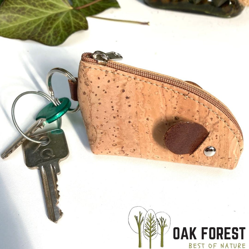 Cork Coin Purse "Ratatouille" - Vegan key ring