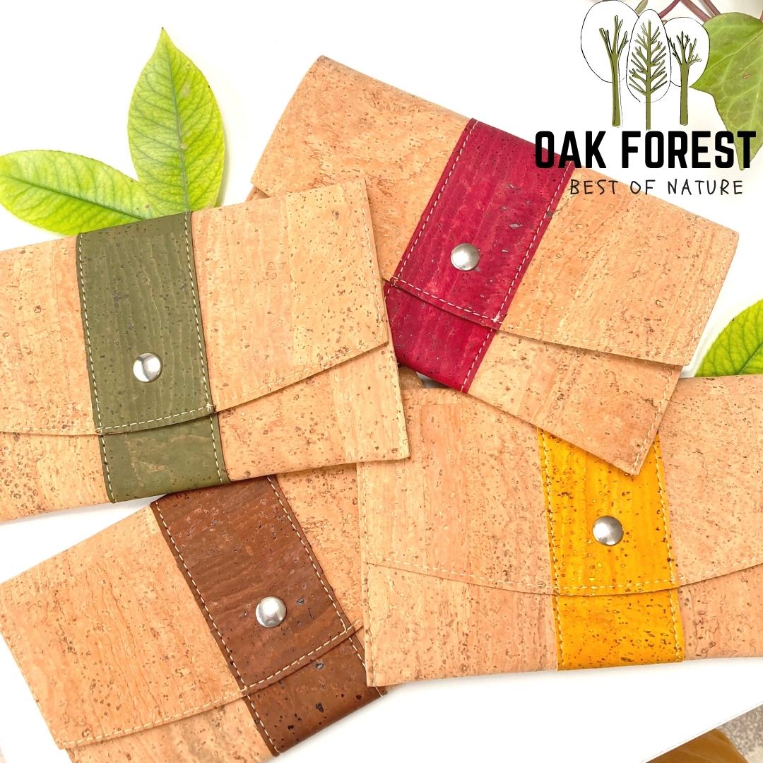 portefeuille vegan liege - pochette vegan liege - pochette portefeuille - portefeuille femme vegan - portefeuille homme vegan - pochette cuir végétal 
