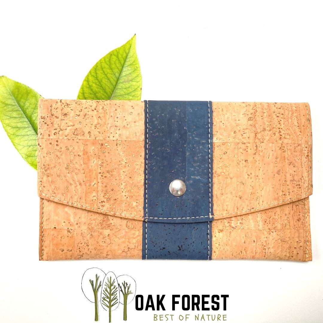 portefeuille vegan liege - pochette vegan liege - pochette portefeuille - portefeuille femme vegan - portefeuille homme vegan - pochette cuir végétal 