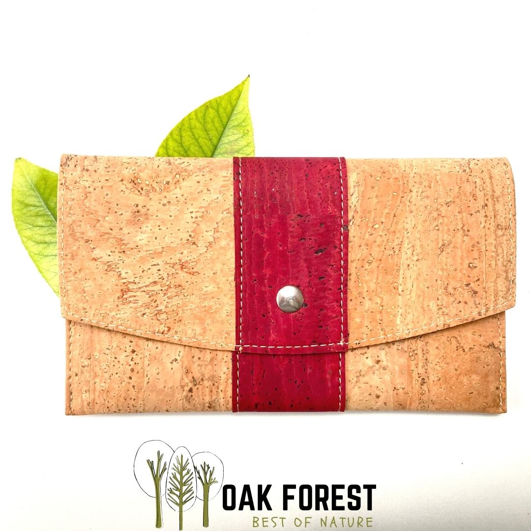 portefeuille vegan liege - pochette vegan liege - pochette portefeuille - portefeuille femme vegan - portefeuille homme vegan - pochette cuir végétal 