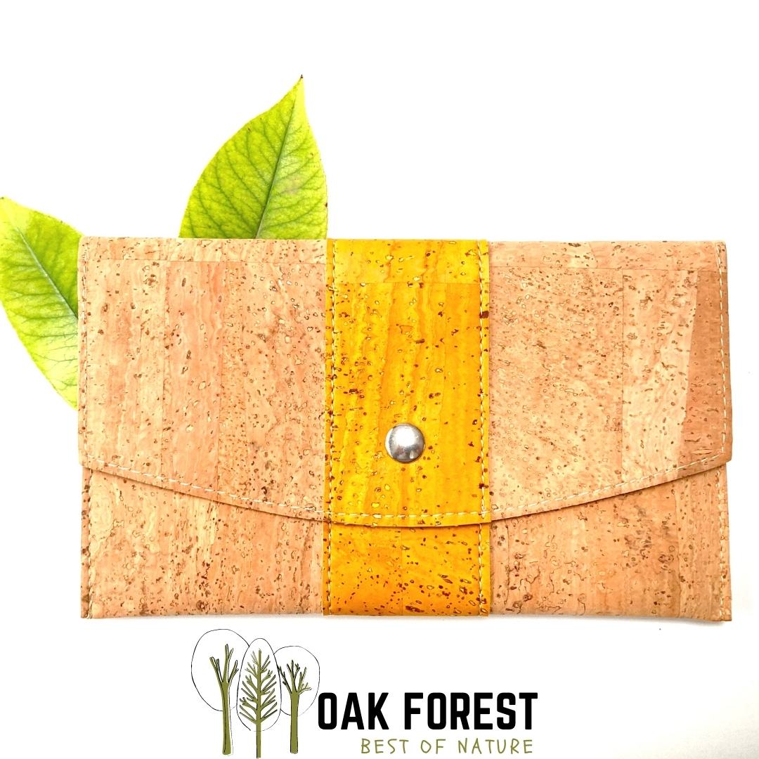 portefeuille vegan liege - pochette vegan liege - pochette portefeuille - portefeuille femme vegan - portefeuille homme vegan - pochette cuir végétal 
