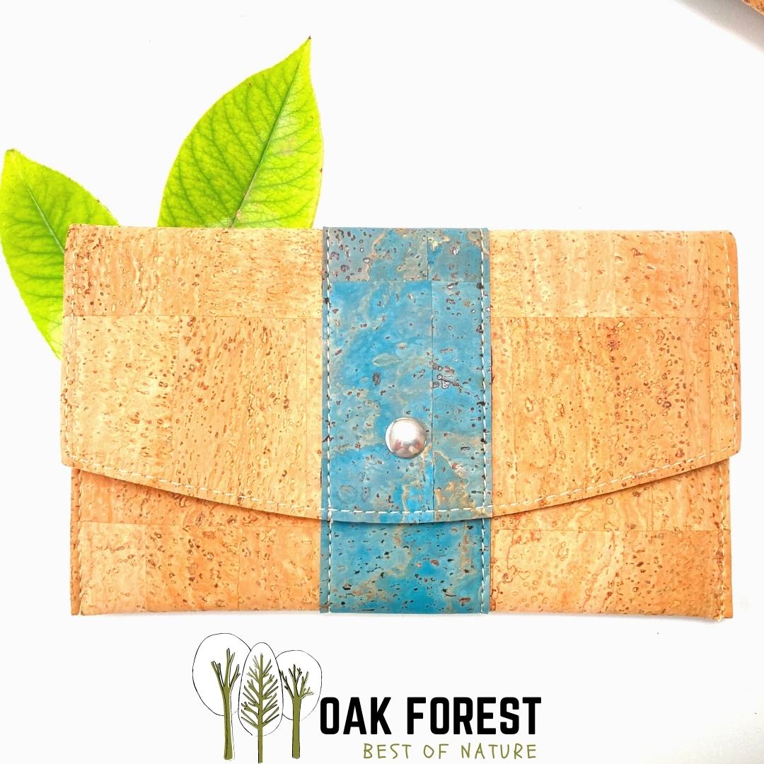 portefeuille vegan liege - pochette vegan liege - pochette portefeuille - portefeuille femme vegan - portefeuille homme vegan - pochette cuir végétal 