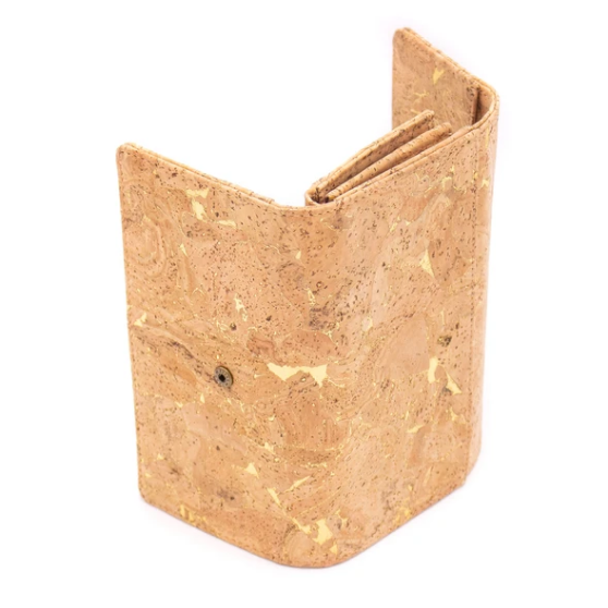 Natural cork wallet "Gold Forever" - Cork wallet
