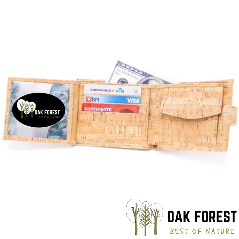Natural cork wallet “L’essentiel XL”
