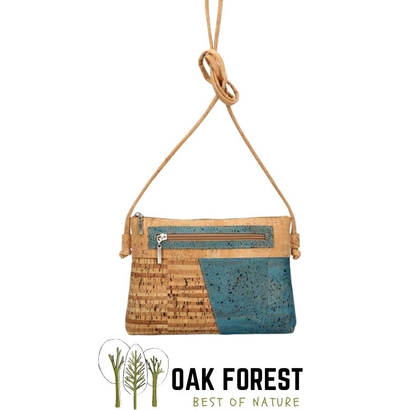 Elegance “DUO” CORK CROSSBODY BAG – Eco-Chic on the Shoulder 