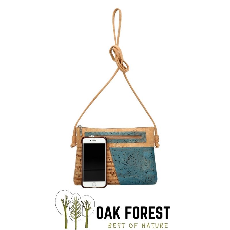 Elegance “DUO” CORK CROSSBODY BAG – Eco-Chic on the Shoulder 