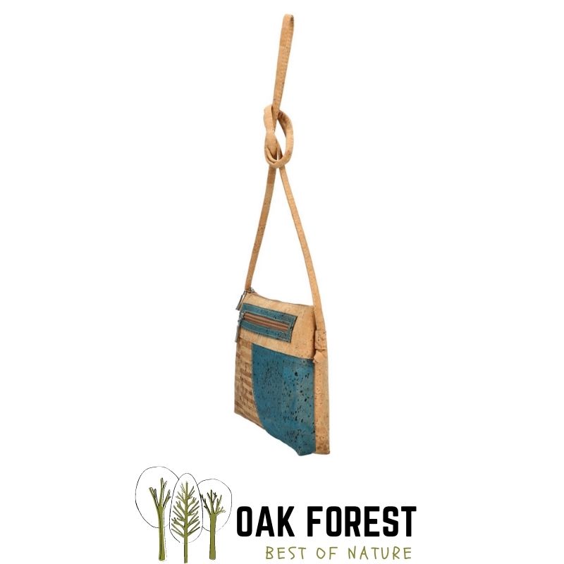 Elegance “DUO” CORK CROSSBODY BAG – Eco-Chic on the Shoulder 