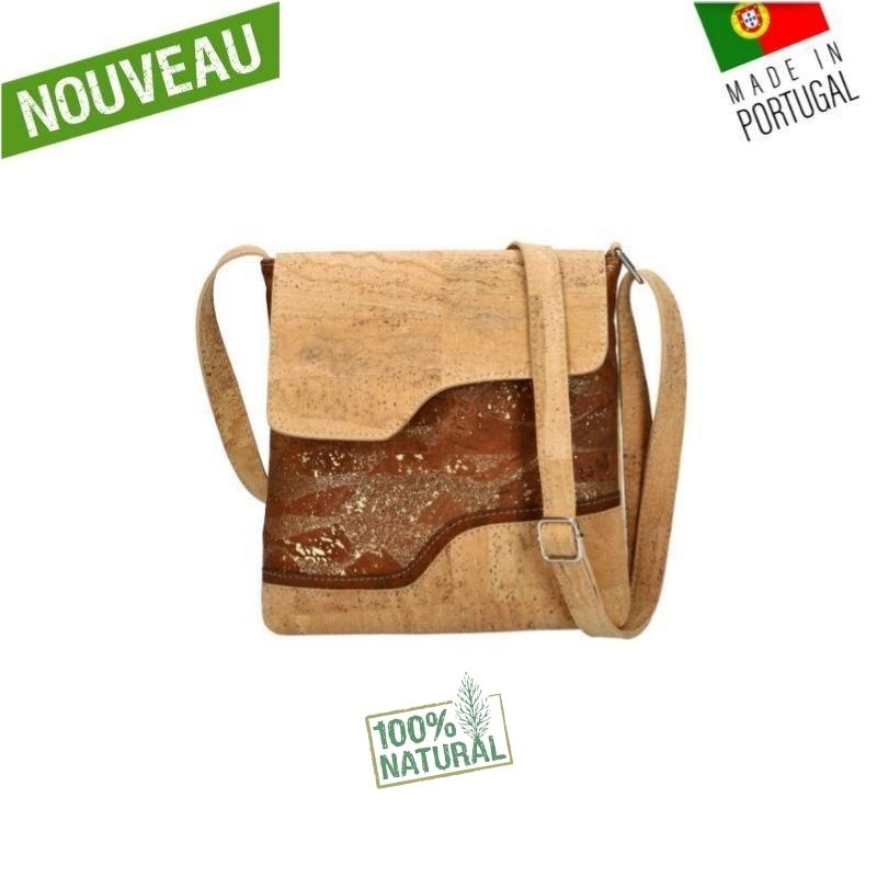 sac en liège - sac en liege - sac bandoulière en liège - sac bandouliere en liege - sac à main liège - sac bandoulière femme - sac origami - sac original - sac vegan - sac cuir végétal - sac bandoulière pas cher - sac bandoulière petit prix- sac naturel - petit sac fille - sac pratique - sac géométrique