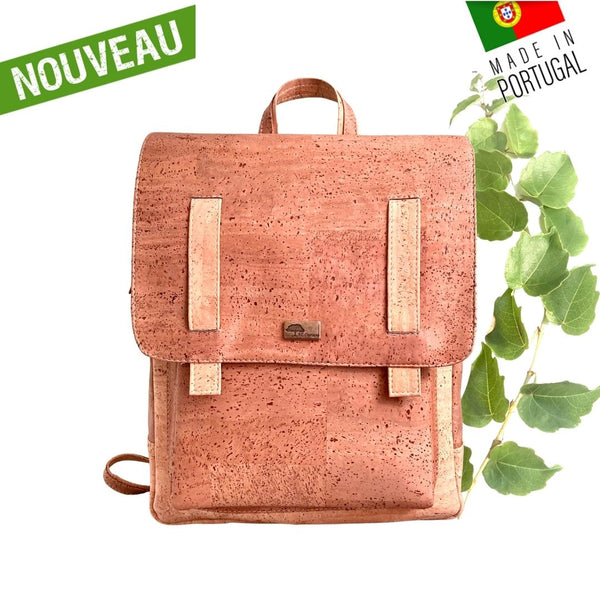 Handgefertigter Korkrucksack „Urbania“ – Veganer Rucksack