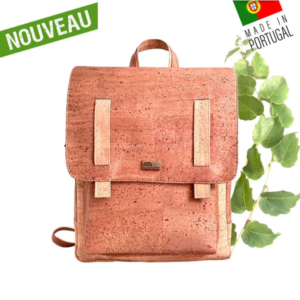 Artisanal cork backpack "Urbania" - Vegan backpack