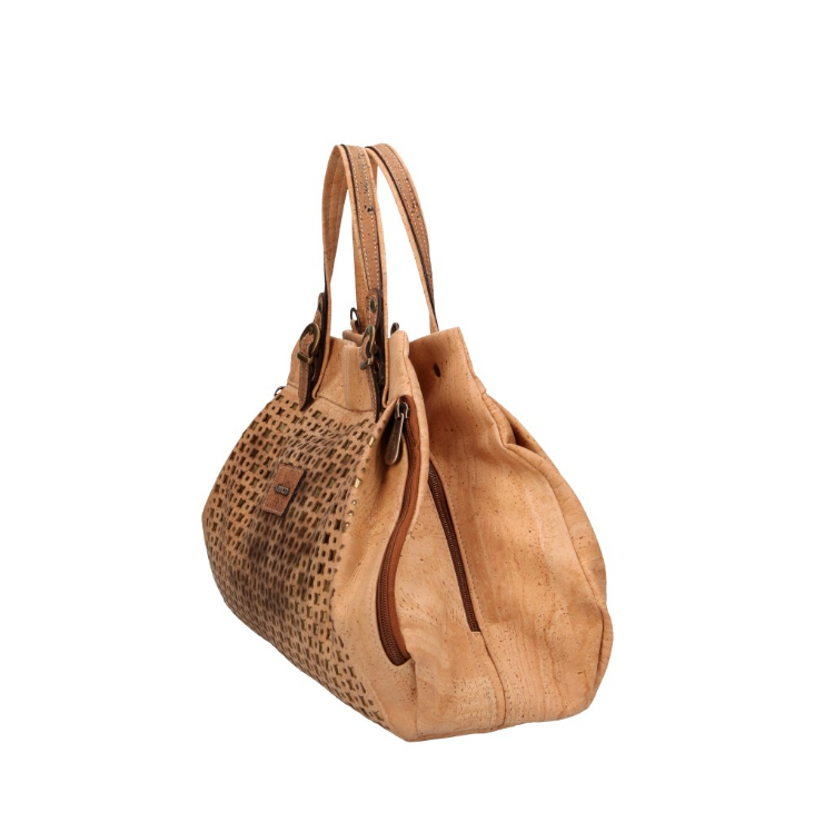 Handgefertigte Korkhandtasche „Albufera“-Korkhandtasche
