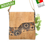sac en liege vegan - sac liege portugal - sac liege France - sac liège portugais - sac en liège vegan - sac motif Picasso - sac cuir vegan - sac cuir végétal - sac a main liege - sac femme naturel - sac femme vegan - cruelty free