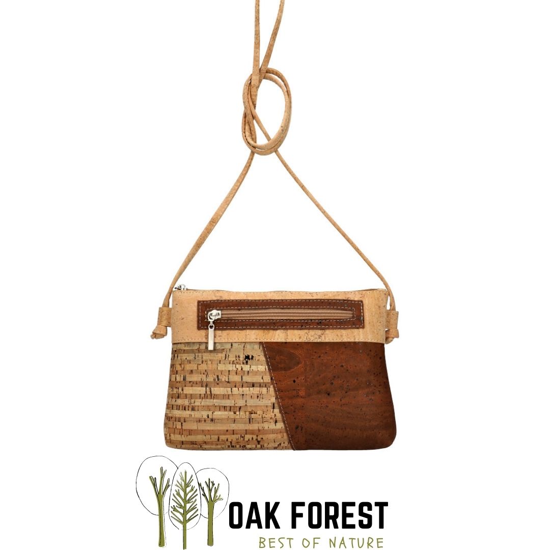 Elegance “DUO” CORK CROSSBODY BAG – Eco-Chic on the Shoulder 