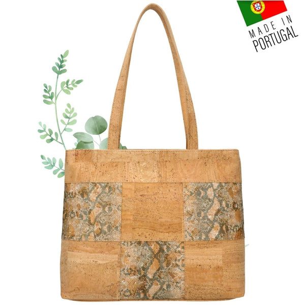sac en liege - sac femme vegan portugal - sac cuir végétal - sac ecoresponsable - sac naturel en liege - sac bohème femme - sac liege