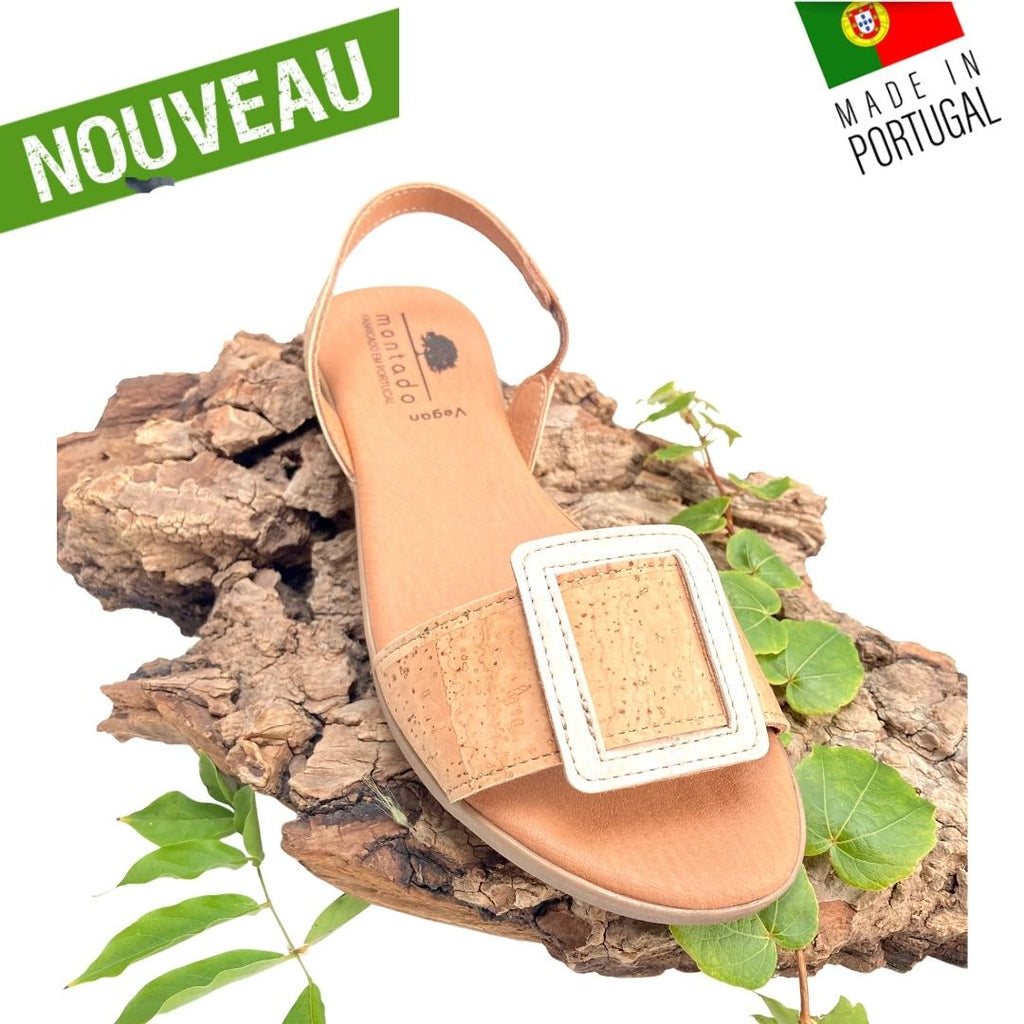 Sandales de plage en liège pour femmes - Pour45 - Noir - Chaussures d Sandales de plage en liège pour femmes - Pour45 - Noir - Chaussures d