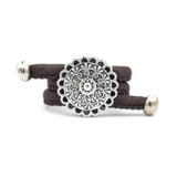 Bague en liège artisanal "Rosace"