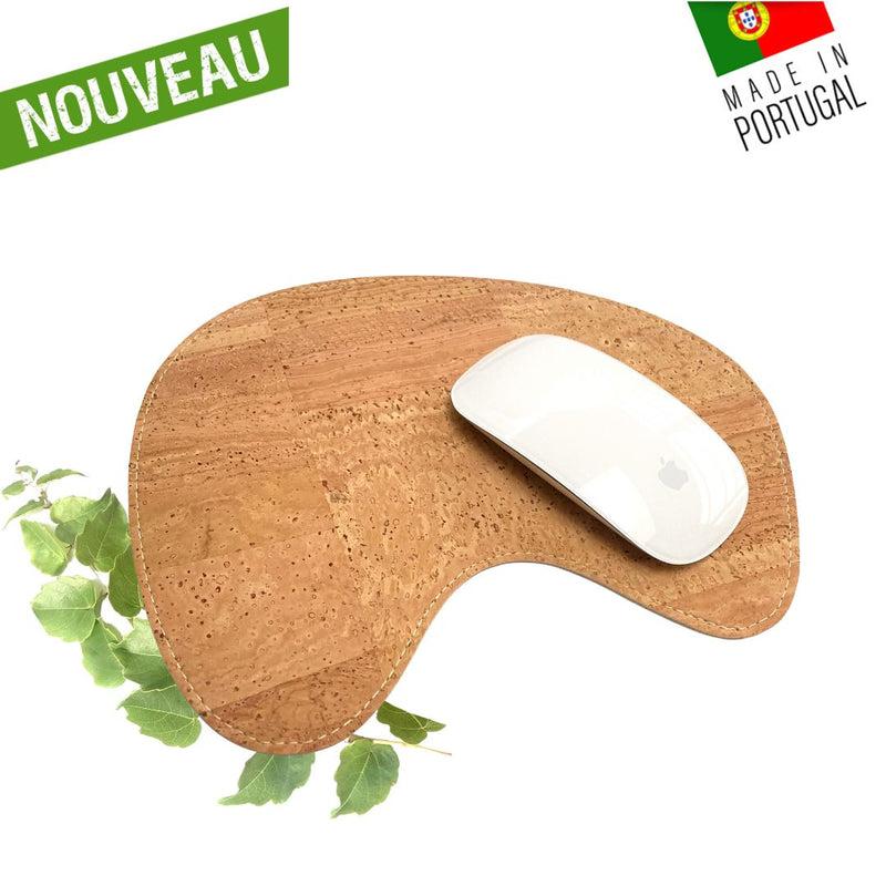 Tapis de souris en liège naturel Accessoires bureau Vegan Cuir