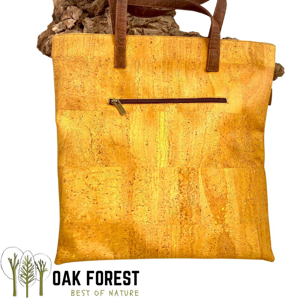 Lightweight eco responsible cork bag Boutique Artisanale Made in France Oak Forest
