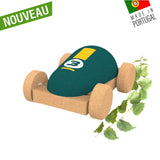 jouet en liege - jouet bois - jouets bois - jouet vegan - jouet ecoresponsable - jouets eco responsable - jouet original - jouet naturel - voiture de course en liege - voiture de course en bois - jouet artisanal - formule 1 - jouet garçon