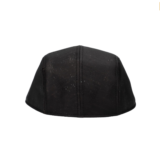 Natural cork beret hat "Black"