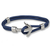 Bracelet ancre chromée - marin