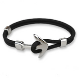 Bracelet ancre chromée - marin