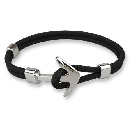 Bracelet ancre chromée - marin