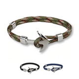 Bracelet ancre chromée - marin