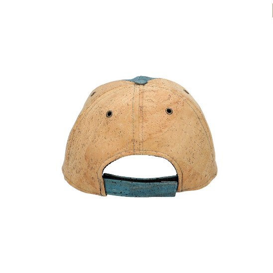 Turquoise natural cork cap