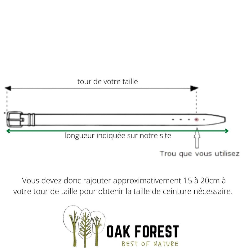 Ceinture en liege artisanale "Grosse boucle"- Ceinture Vegan