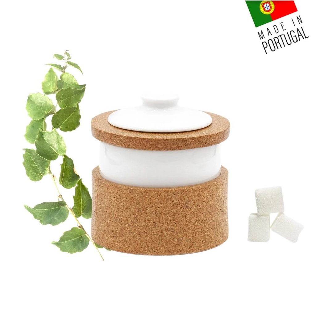 Sucrier en liège & porcelaine Vista Alegre - Boite à sucre – Oak